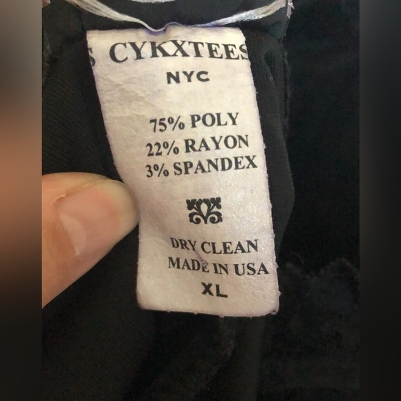 Cykxtees The Creative Brand vintage maxi slip dress goth medieval velvet roses - Picture 6 of 6